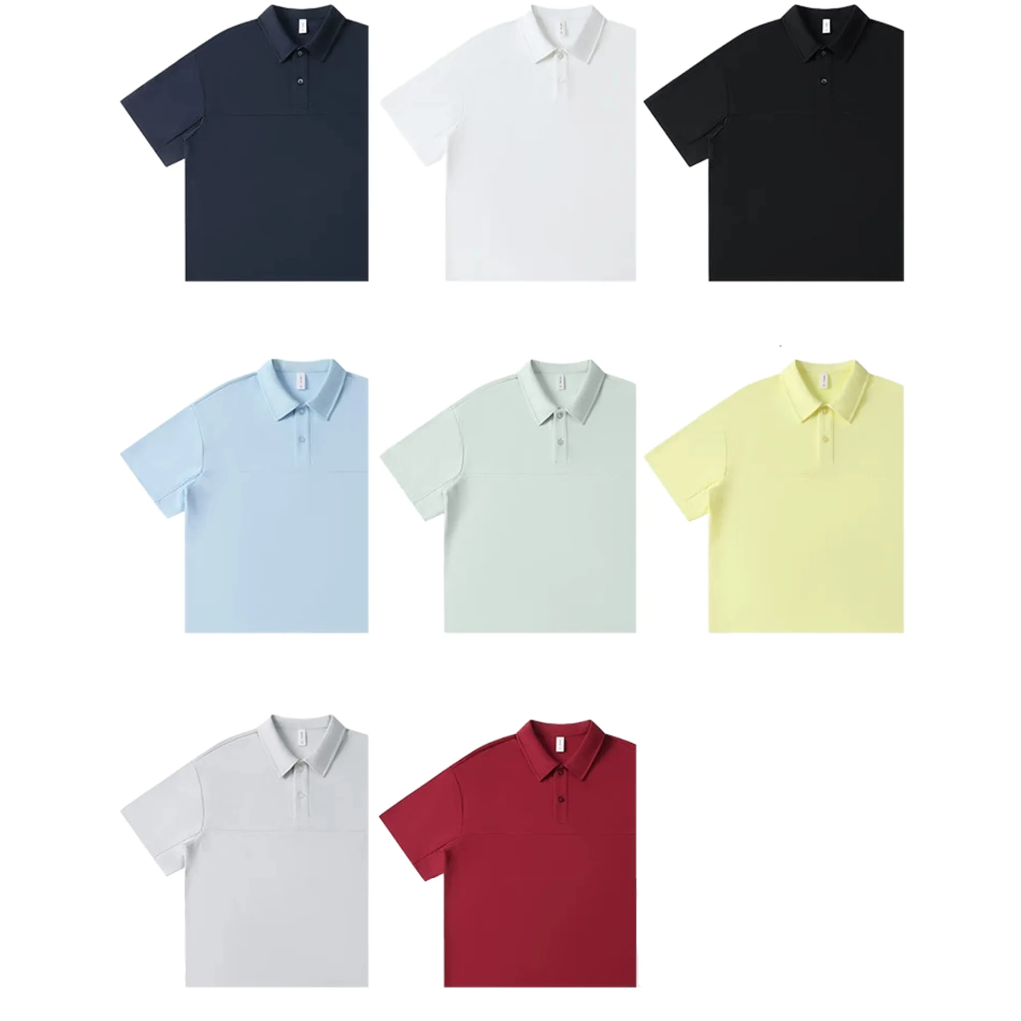 Unisex Short-Sleeve Polo Shirt with Loose Fit, 220G and 250G thumbnail 2