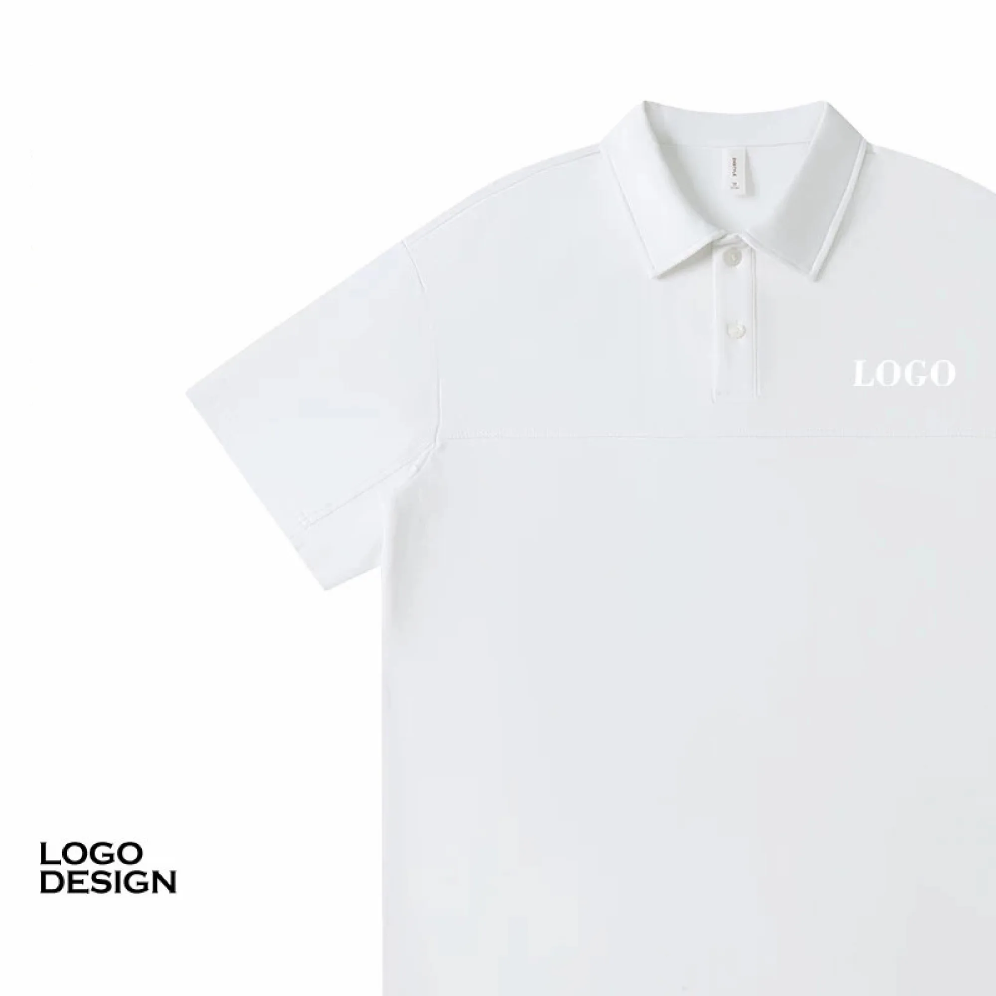 Unisex Short-Sleeve Polo Shirt with Loose Fit, 220G and 250G thumbnail 7