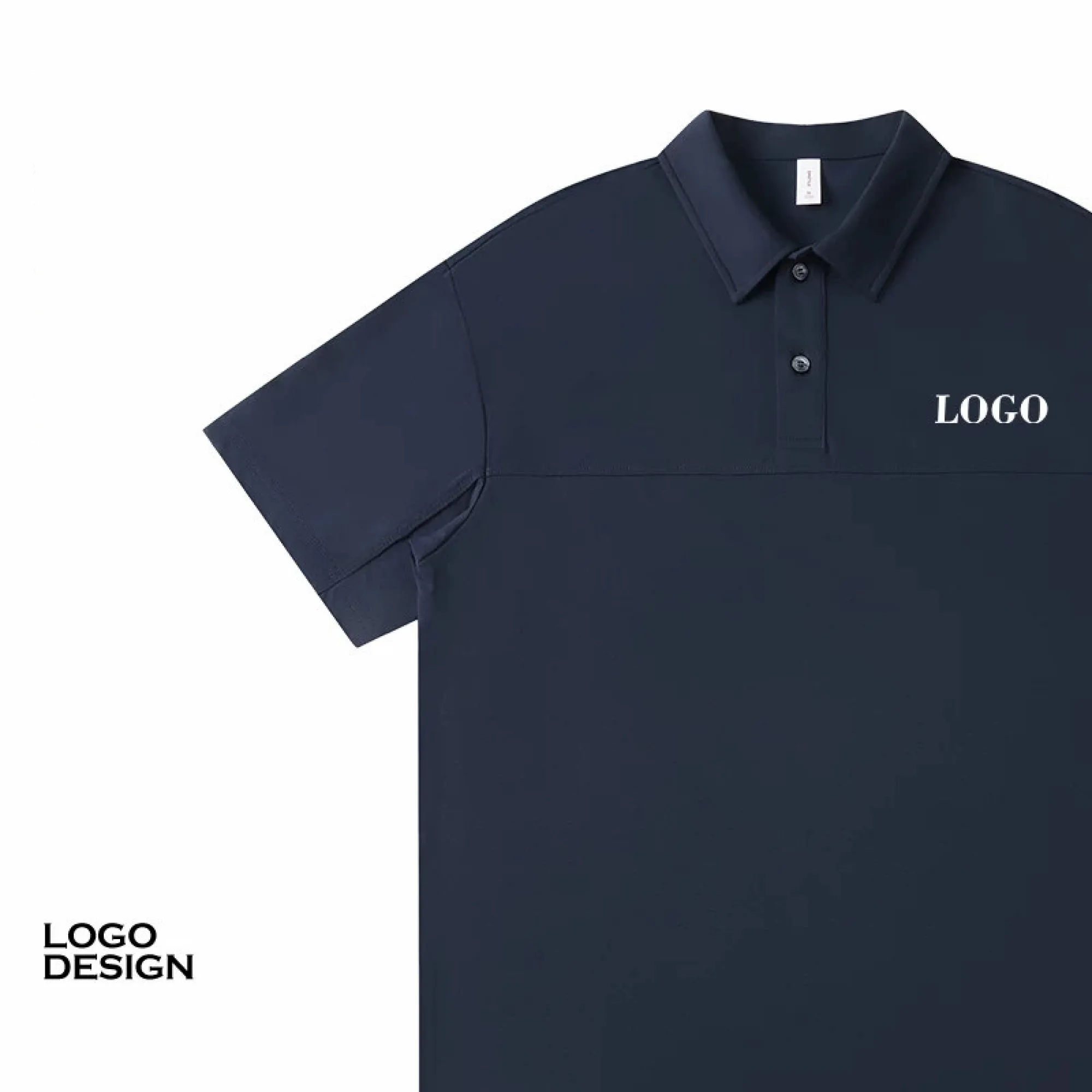 Unisex Short-Sleeve Polo Shirt with Loose Fit, 220G and 250G thumbnail 5