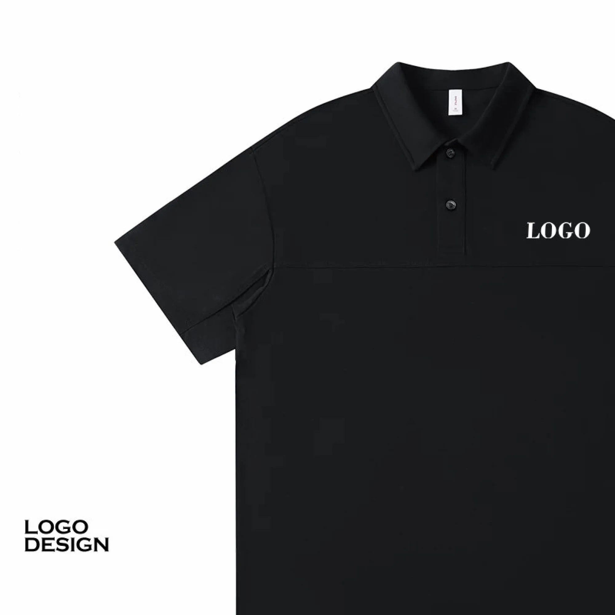 Unisex Short-Sleeve Polo Shirt with Loose Fit, 220G and 250G thumbnail 8