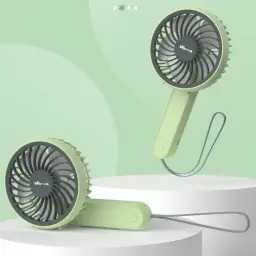 Foldable USB Rechargeable Handheld/Desktop Fan thumbnail 3