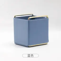 Nordic Style Leather Desk Organizer with Iron Frame thumbnail 10