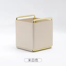 Nordic Style Leather Desk Organizer with Iron Frame thumbnail 9