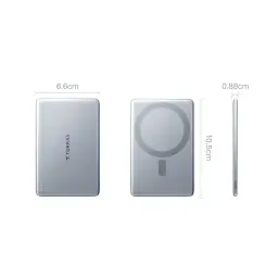 Magnetic Wireless Power Bank with 15W Fast Charging and 5000/10000mAh Capacity thumbnail 5