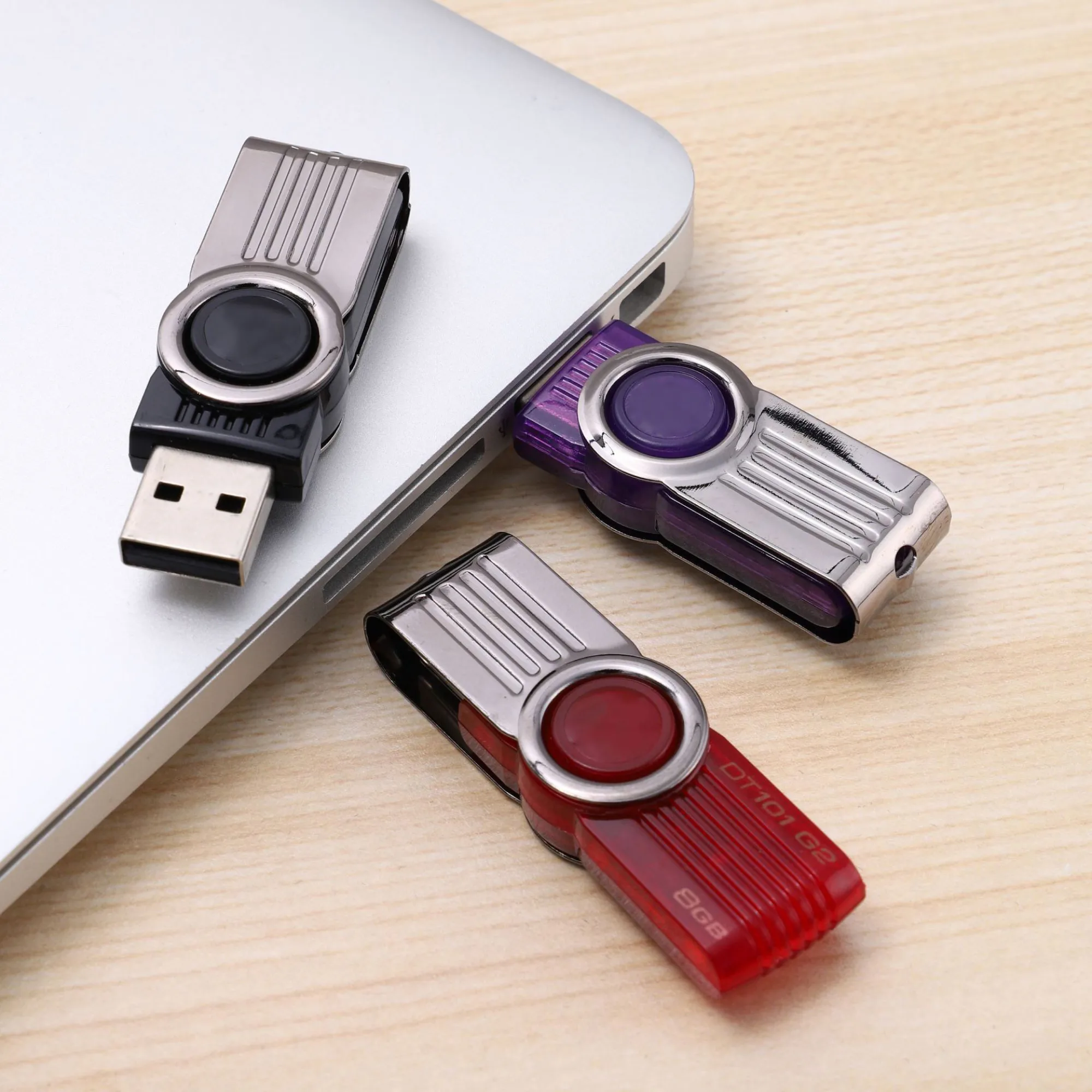 Metal Rotating USB Flash Drive