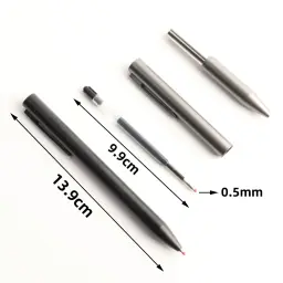 Metal Gel Pen with Twist-Action, G2 Refill, 0.5mm Point thumbnail 4