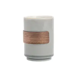 Japanese Style Ceramic Mug with Ice Grey Glaze thumbnail 1