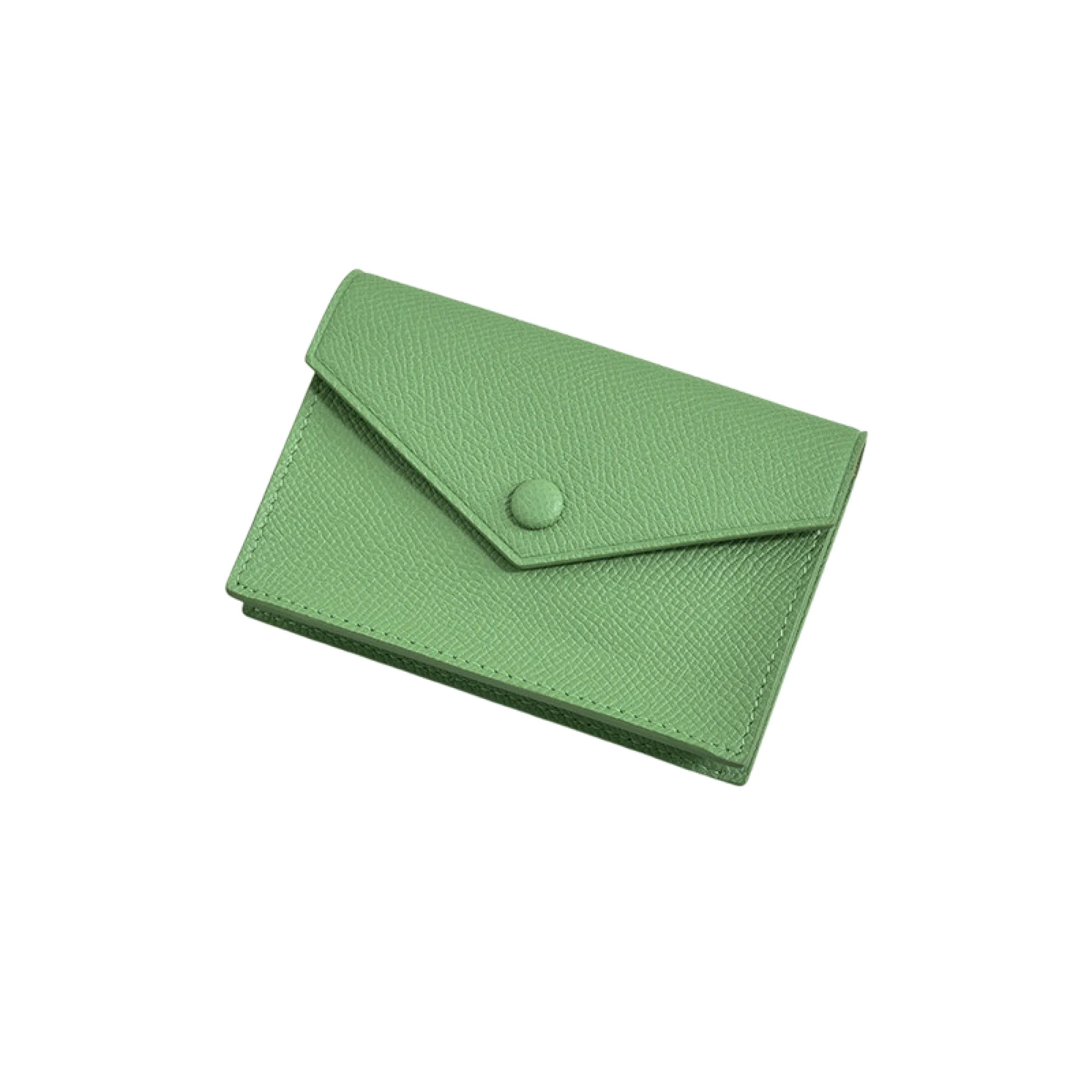 Epsom Leather Business Card Holder with Snap Button thumbnail 11
