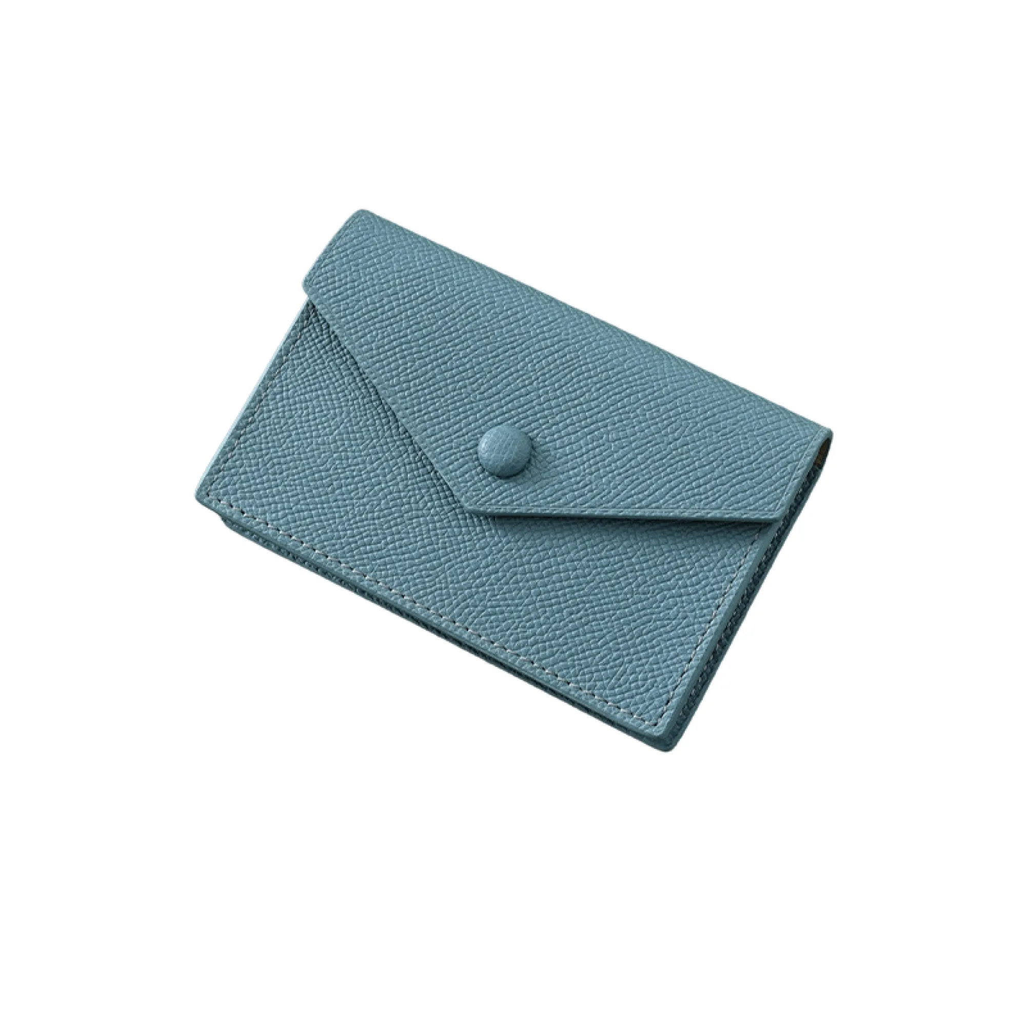 Epsom Leather Business Card Holder with Snap Button thumbnail 13