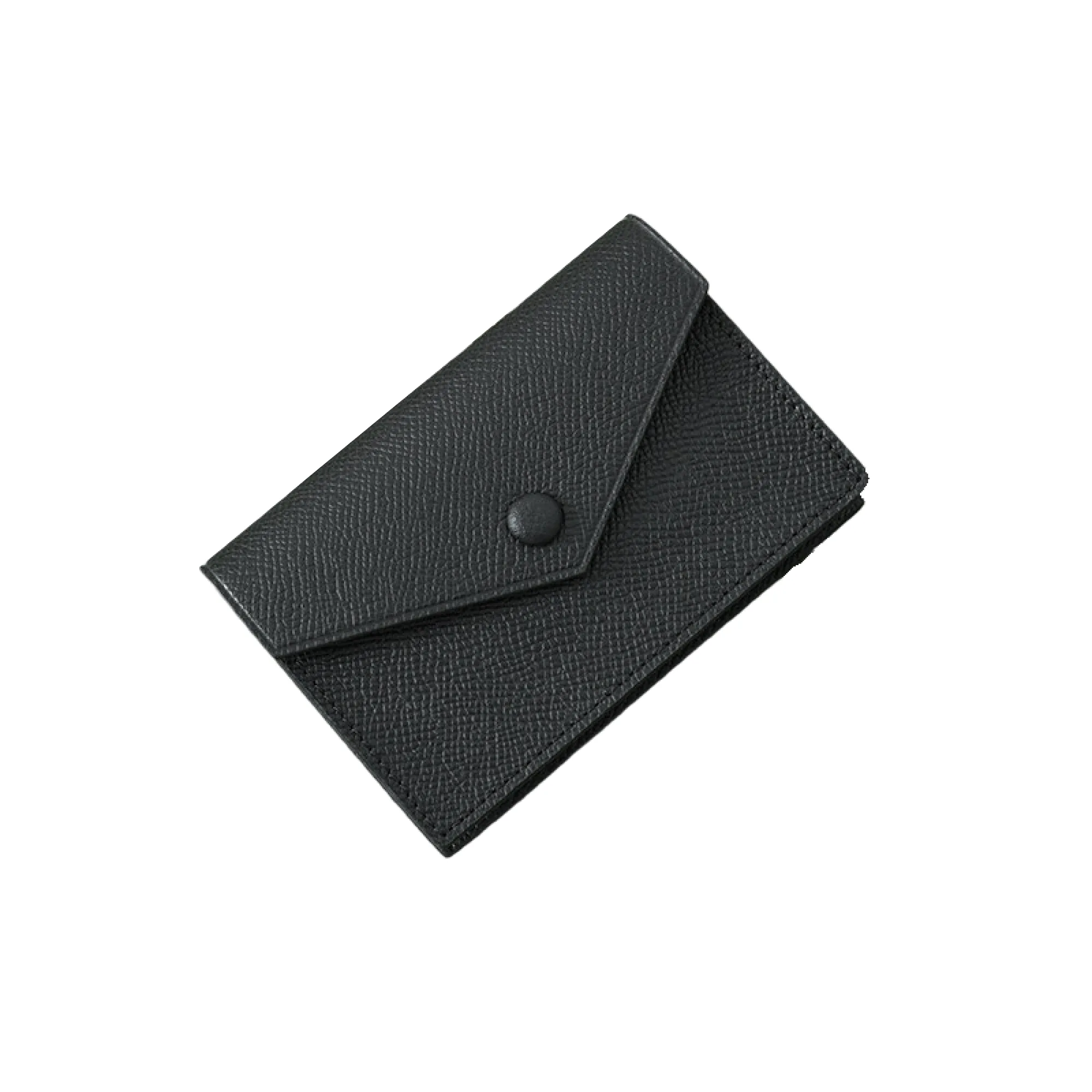 Epsom Leather Business Card Holder with Snap Button thumbnail 9