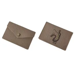 Epsom Leather Business Card Holder with Snap Button thumbnail 14