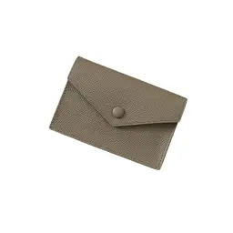 Epsom Leather Business Card Holder with Snap Button thumbnail 7