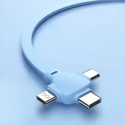 120W Retractable 3-in-1 Charging Cable with Phone Stand thumbnail 5