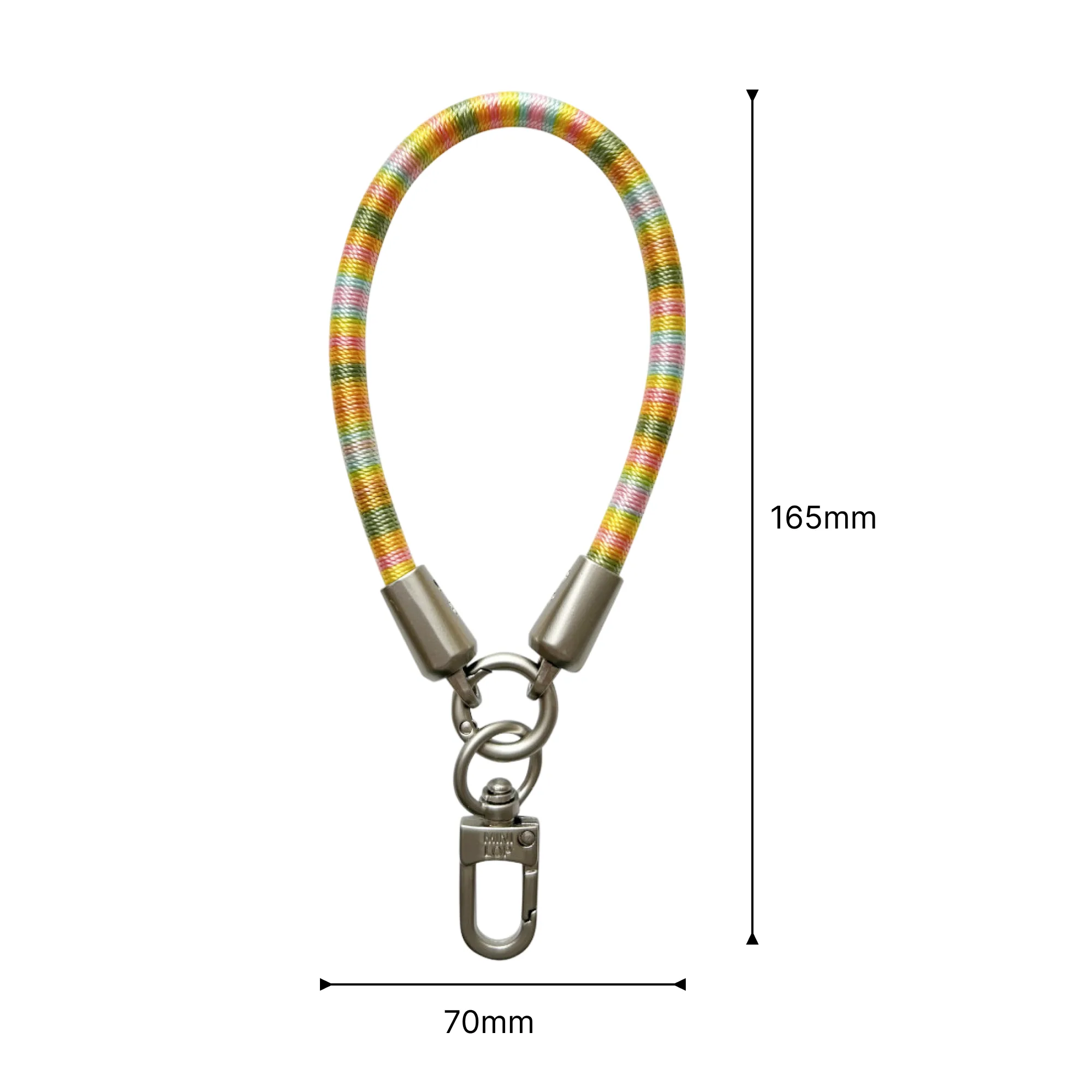 Hand-Woven Phone Lanyard with Wrist Strap and Anti-Loss Keychain thumbnail 8