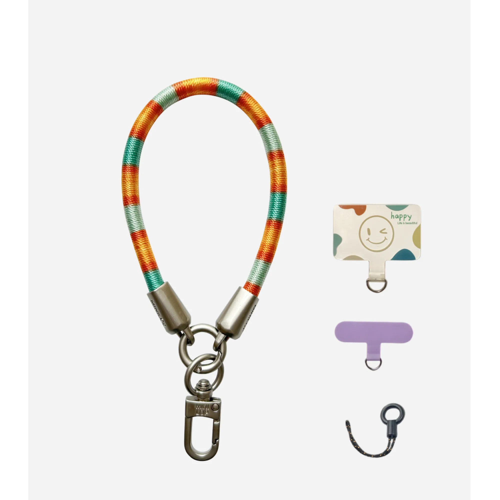 Hand-Woven Phone Lanyard with Wrist Strap and Anti-Loss Keychain thumbnail 6