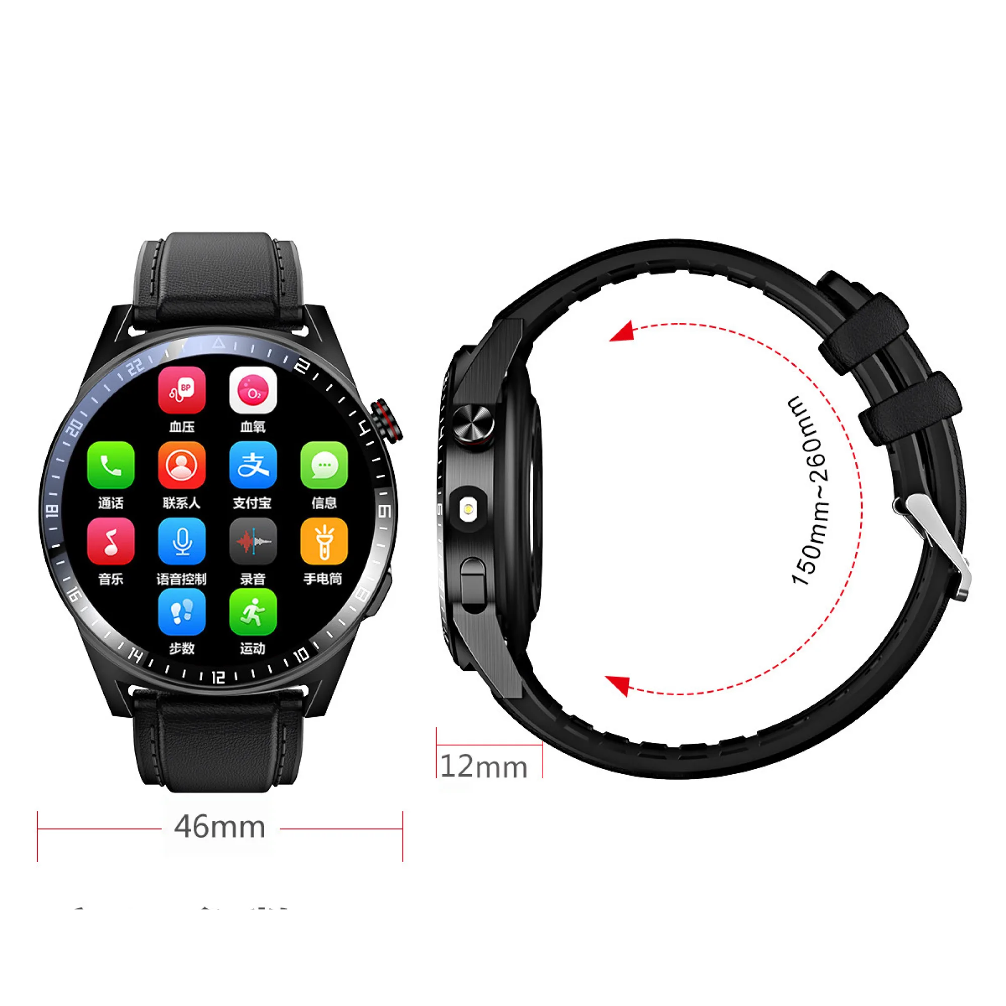 Guanjue YM03GT Smart Watch with 1.55-Inch OLED Display and 32GB Storage thumbnail 4