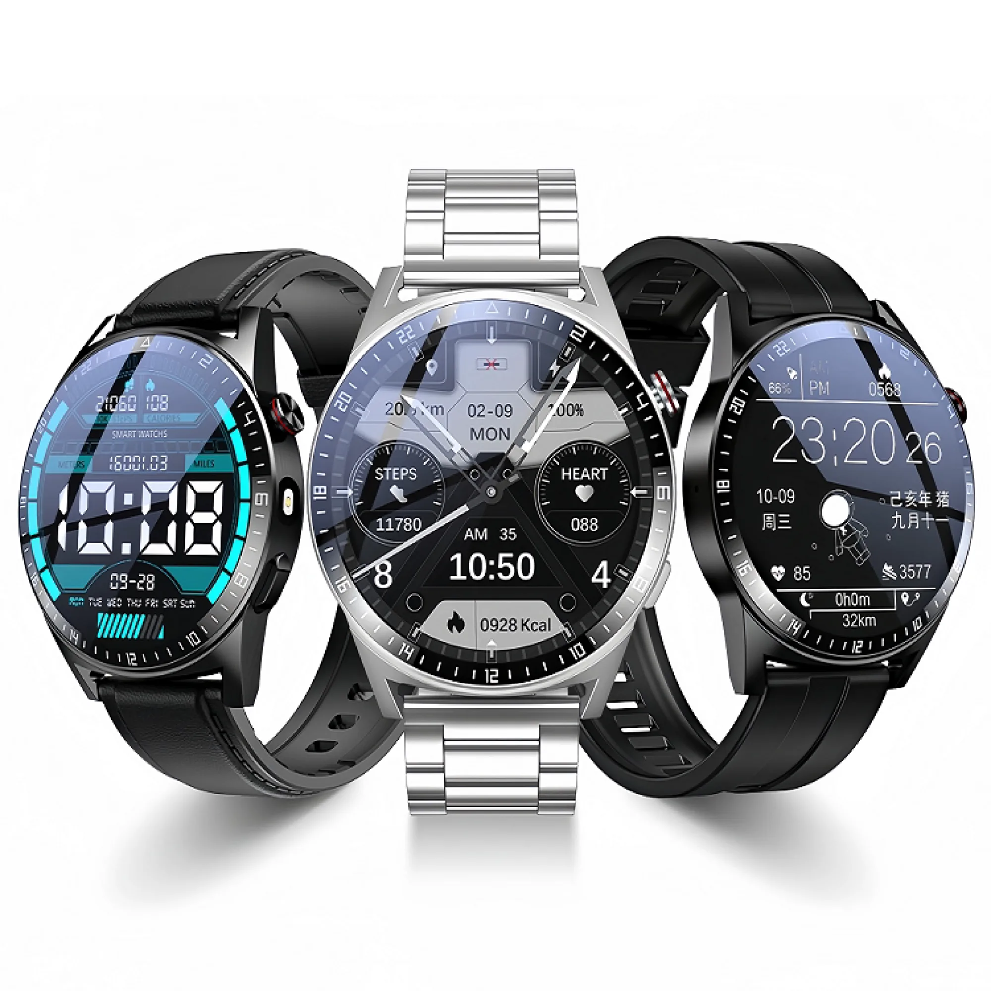 Guanjue YM03GT Smart Watch with 1.55-Inch OLED Display and 32GB Storage