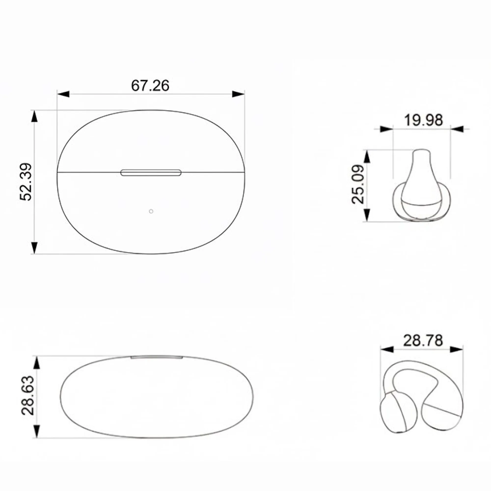Open-Ear Wireless Bluetooth Ear-Clip Headphones thumbnail 7
