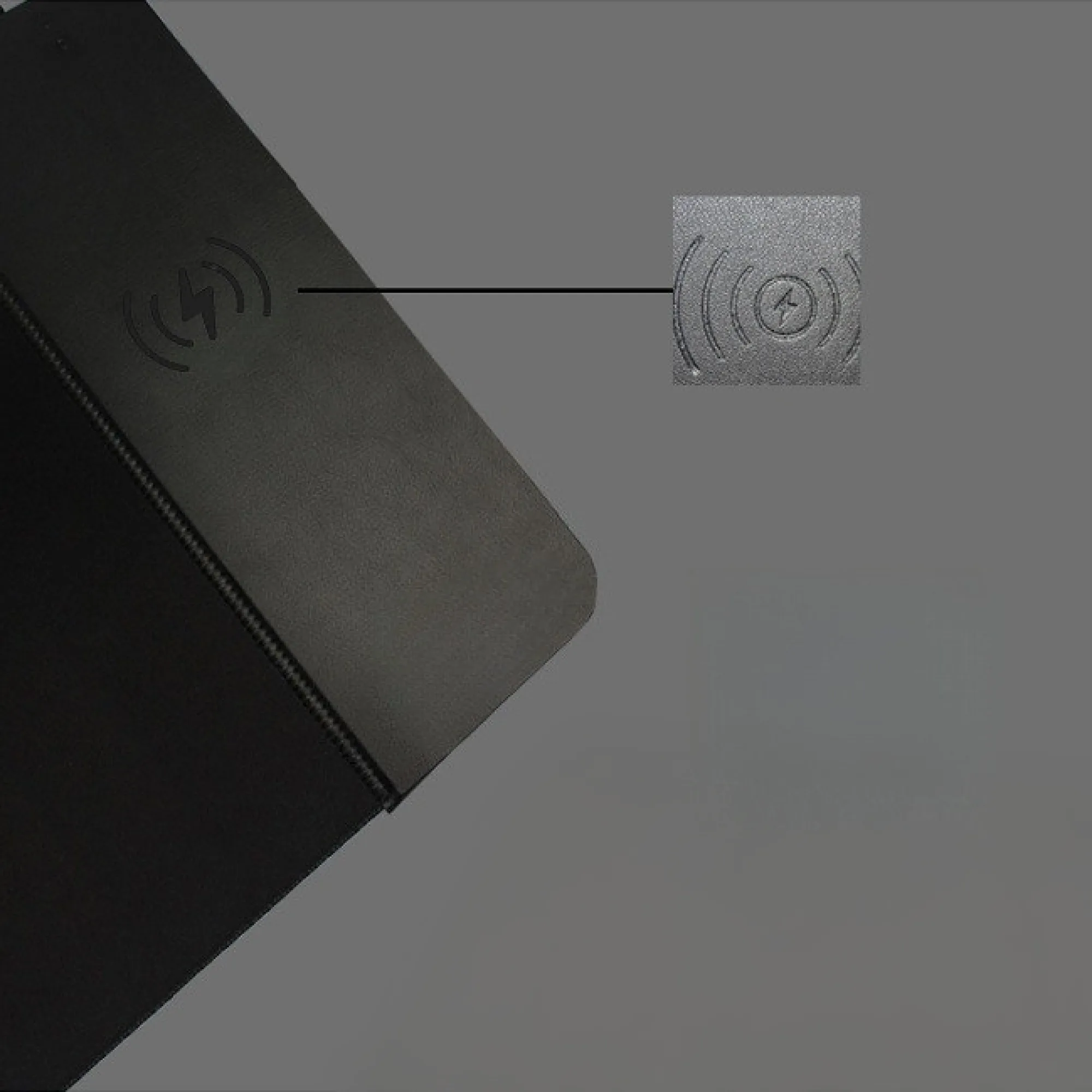15W Wireless Charging Rubber Mouse Pad