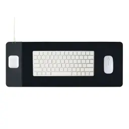 15W Wireless Charging Rubber Mouse Pad thumbnail 6