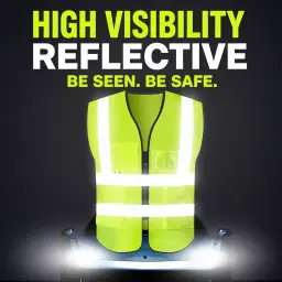Reflective Safety Vest for Construction and Road Work thumbnail 2