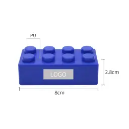 PU Building Block Shaped Stress Ball thumbnail 5