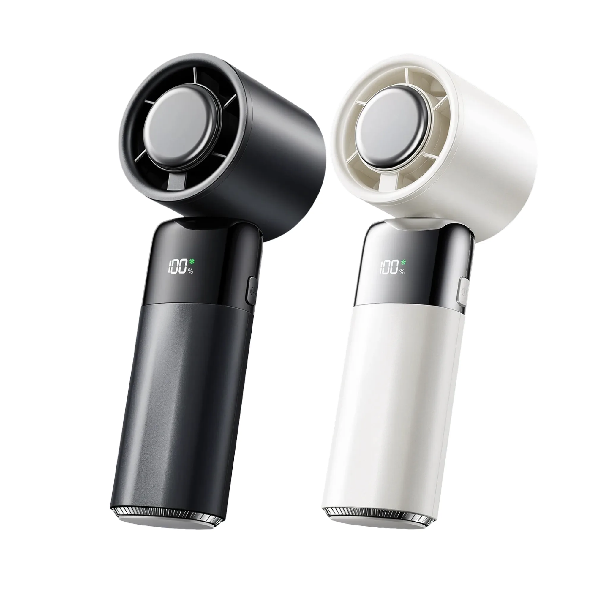 Skyworth Q621 Mini Handheld and Desktop Fan, USB Rechargeable, 100-Speed, 3600mAh — View 1