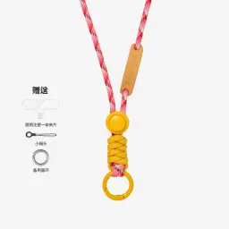 Nylon Woven Neck Lanyard with Phone Clip thumbnail 11