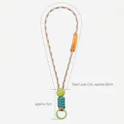 Nylon Woven Neck Lanyard with Phone Clip thumbnail 2