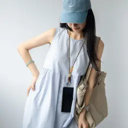 Nylon Woven Neck Lanyard with Phone Clip thumbnail 4