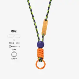 Nylon Woven Neck Lanyard with Phone Clip thumbnail 19
