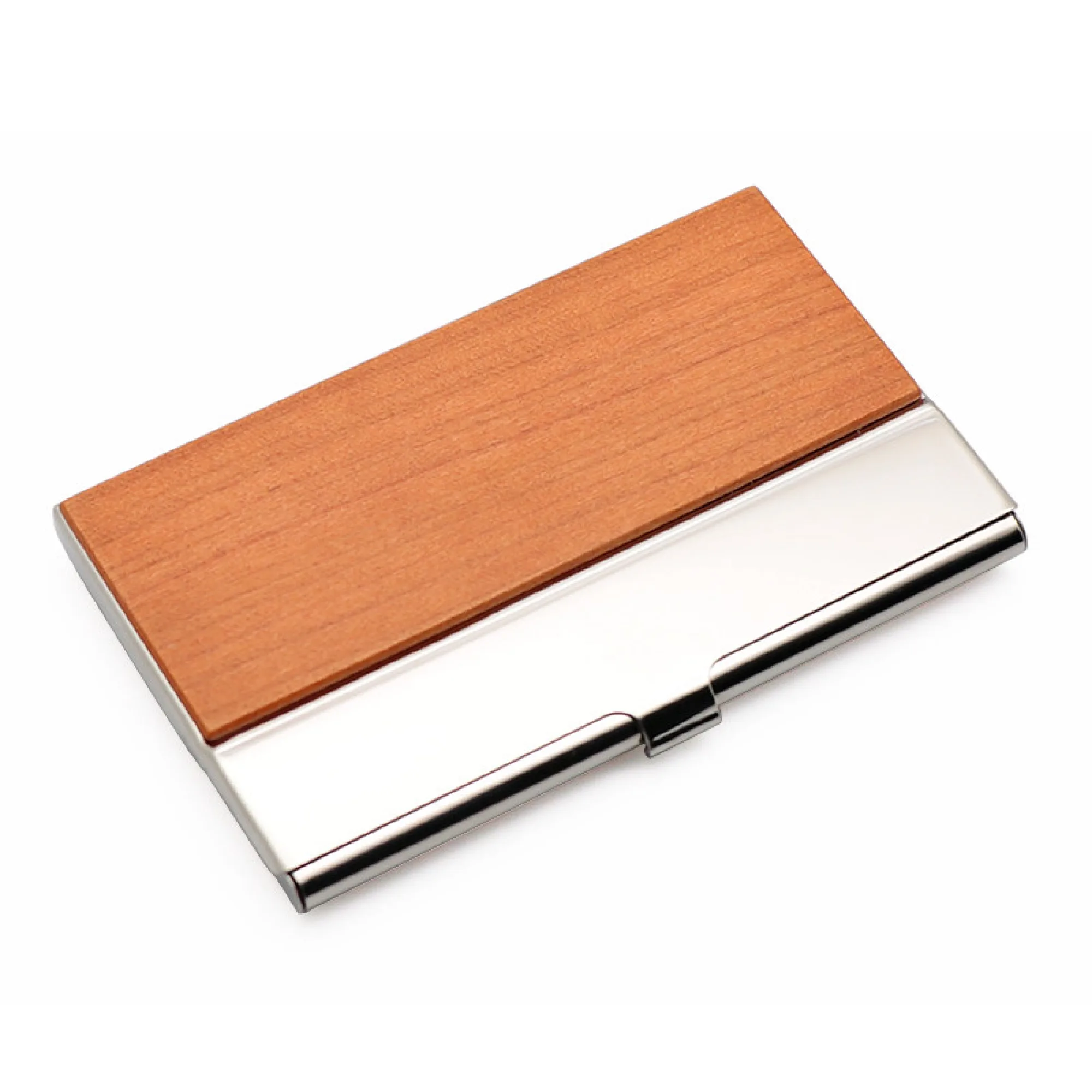 Wood and Stainless Steel Business Card Holder thumbnail 8