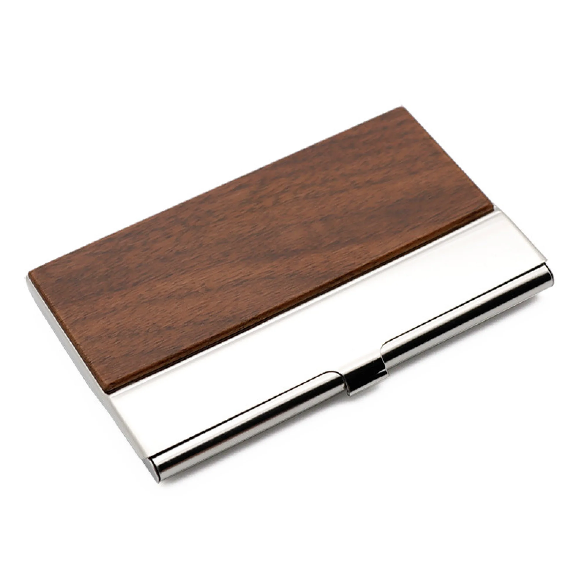 Wood and Stainless Steel Business Card Holder thumbnail 9