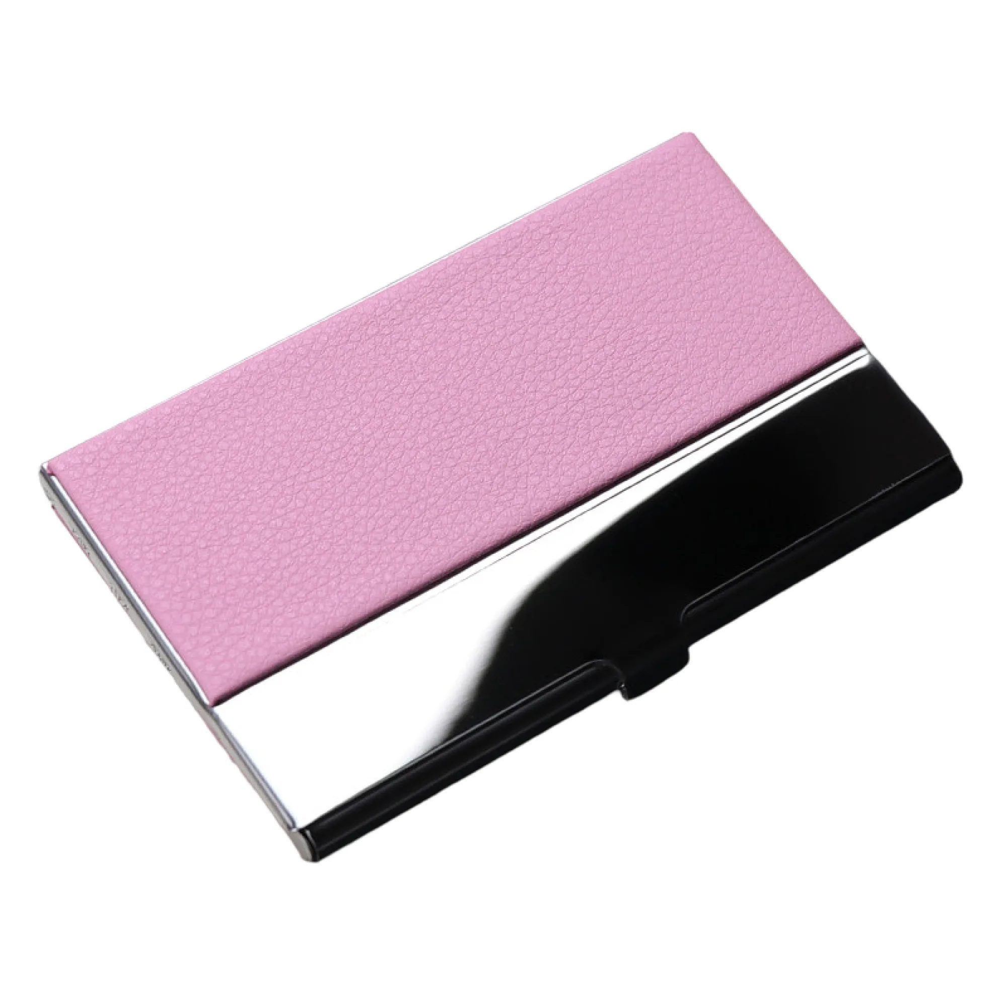Metal Business Card Holder with Faux Leather Finish thumbnail 6