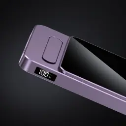 Magnetic Wireless Charging Power Bank with Built-in Stand and Digital Display thumbnail 4