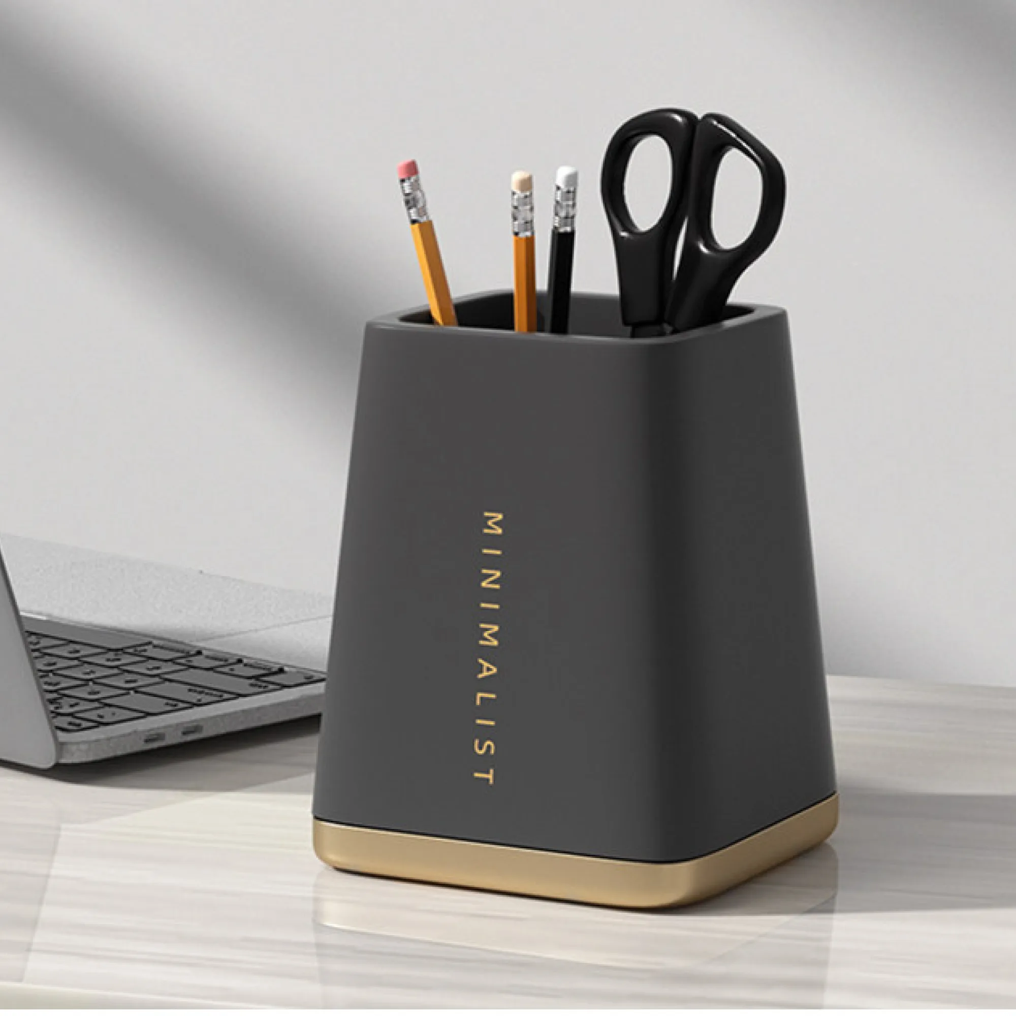 Nordic Style Trapezoidal Pen Holder Desk Organizer thumbnail 5