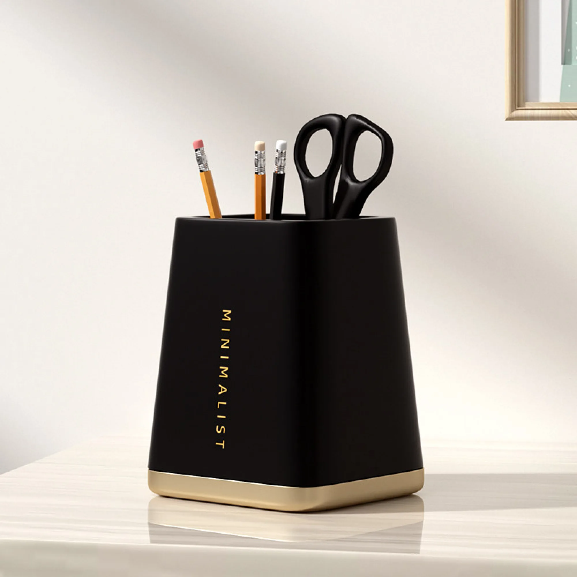 Nordic Style Trapezoidal Pen Holder Desk Organizer thumbnail 4
