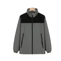 Men's Unisex Waterproof Windproof Stand-Collar Zipper Jacket thumbnail 9