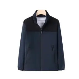 Men's Unisex Waterproof Windproof Stand-Collar Zipper Jacket thumbnail 11