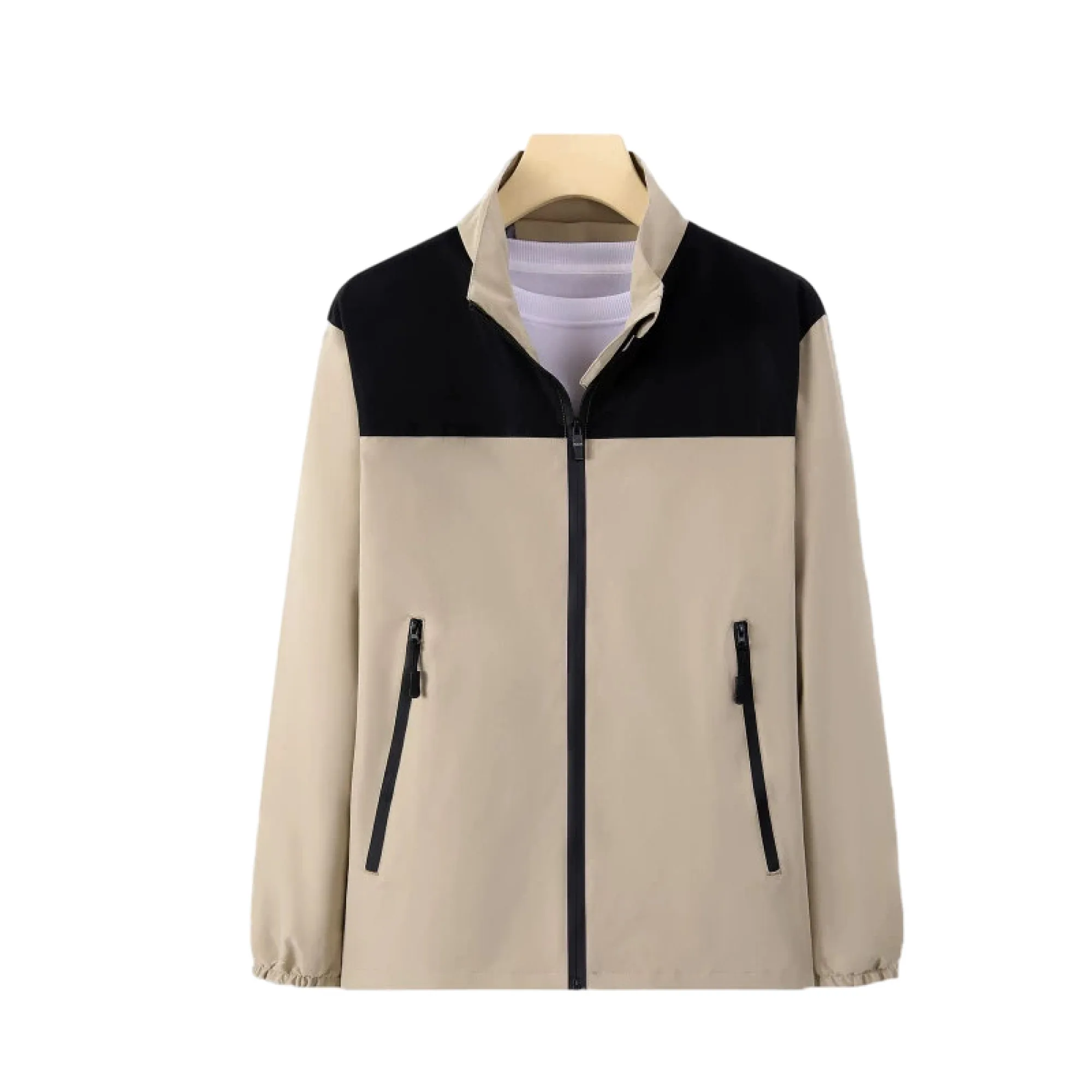 Men's Unisex Waterproof Windproof Stand-Collar Zipper Jacket thumbnail 10