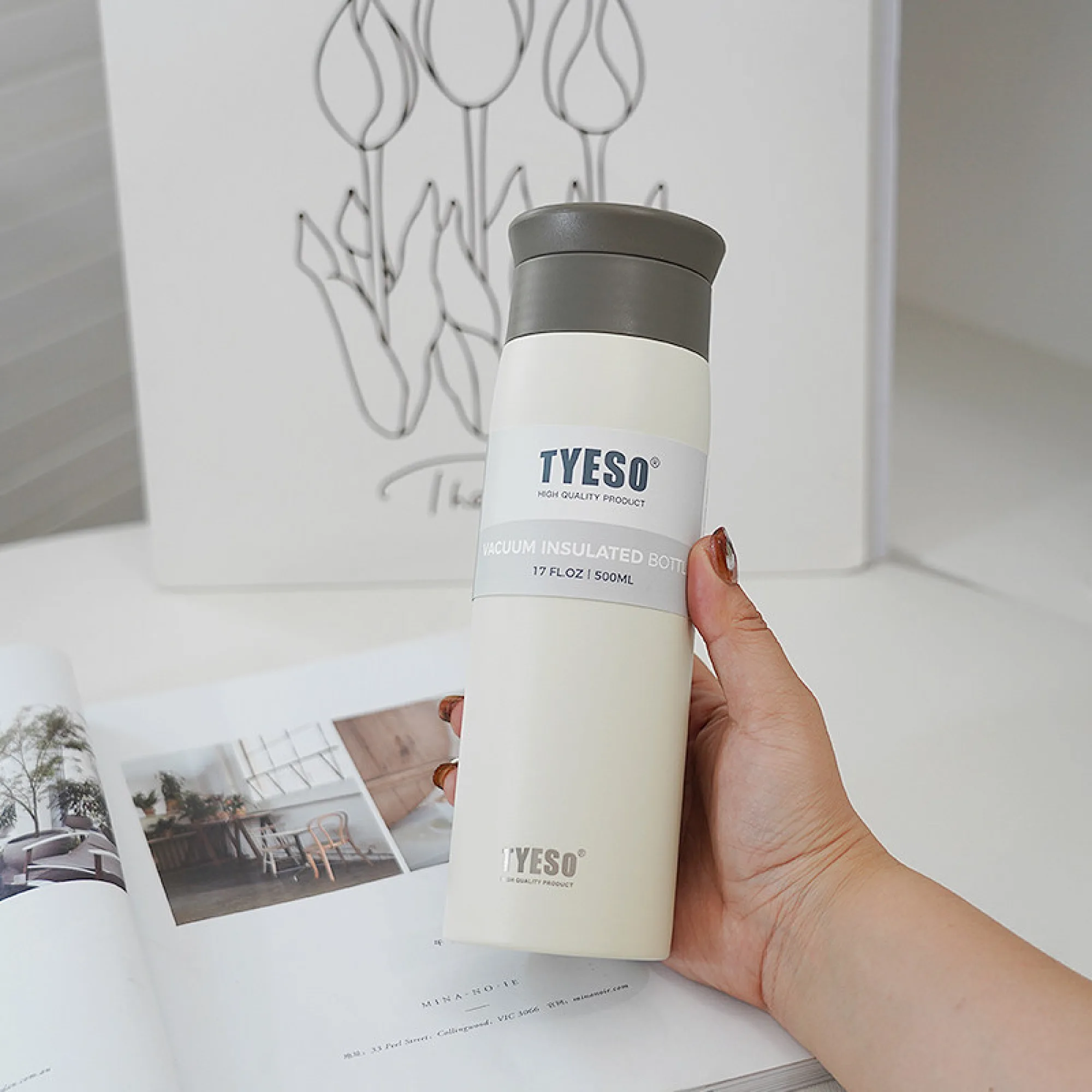 Insulated Stainless Steel Tumbler with Straight Cup Design, 350ml and 500ml thumbnail 12