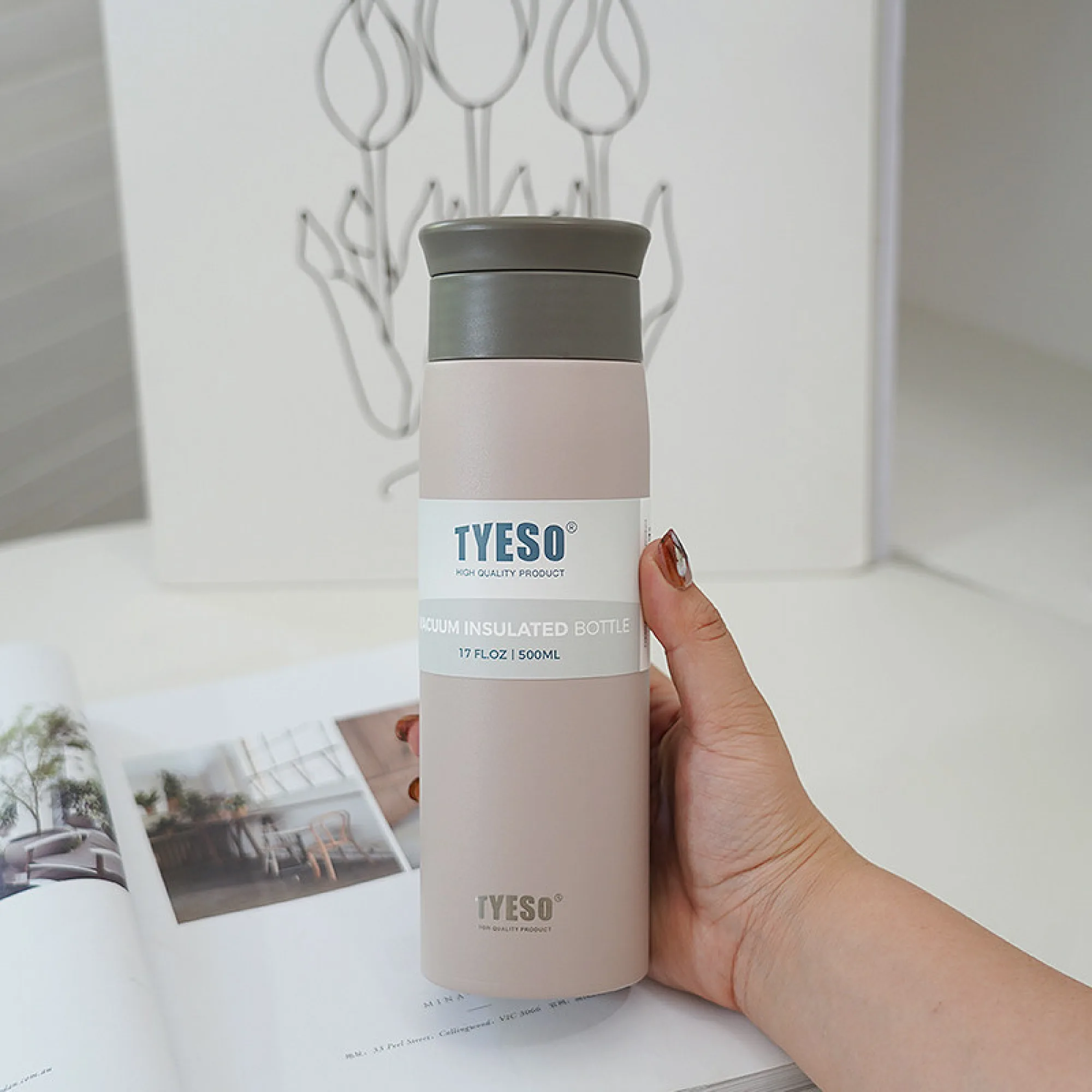 Insulated Stainless Steel Tumbler with Straight Cup Design, 350ml and 500ml thumbnail 15