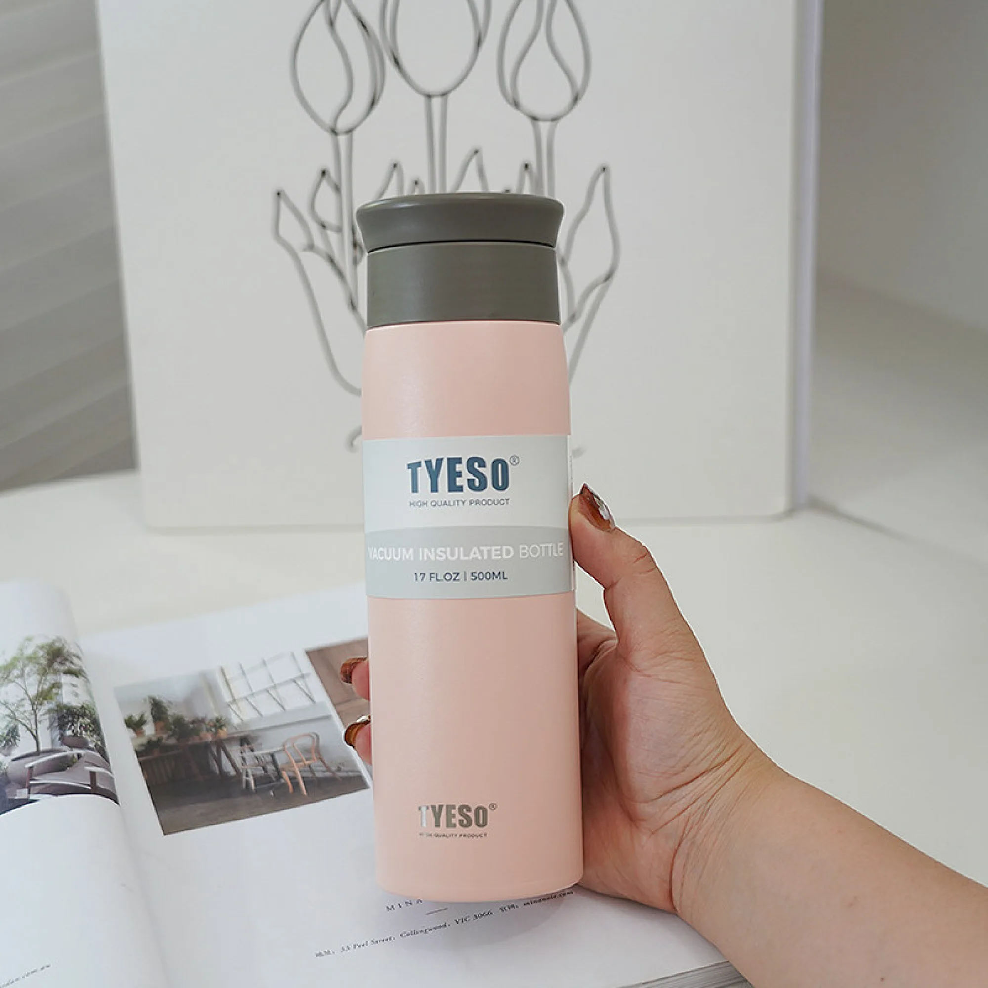 Insulated Stainless Steel Tumbler with Straight Cup Design, 350ml and 500ml thumbnail 13
