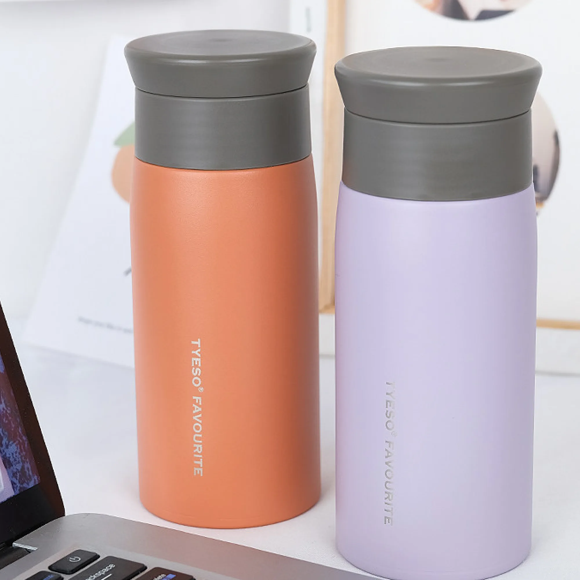 Insulated Stainless Steel Tumbler with Straight Cup Design, 350ml and 500ml thumbnail 4