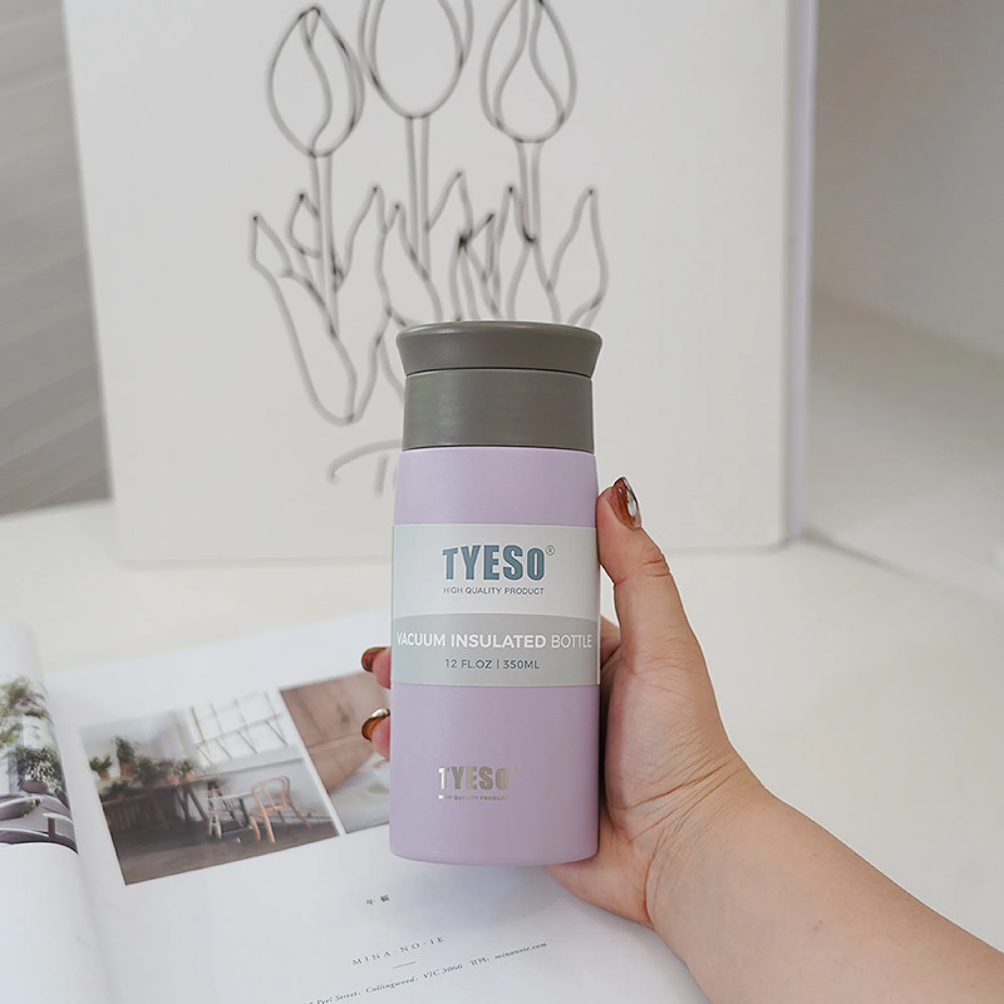 Insulated Stainless Steel Tumbler with Straight Cup Design, 350ml and 500ml thumbnail 10