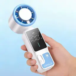 Portable Handheld USB Rechargeable Fan with Foldable Design thumbnail 3