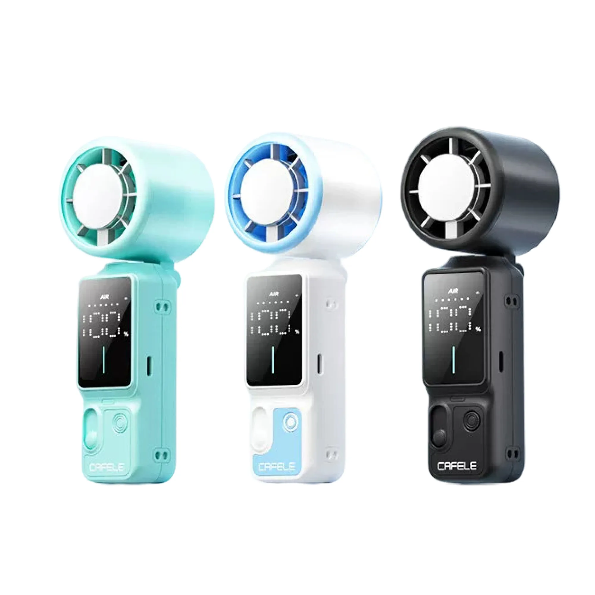Portable Handheld USB Rechargeable Fan with Foldable Design — View 1
