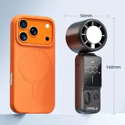 Portable Handheld USB Rechargeable Fan with Foldable Design thumbnail 5