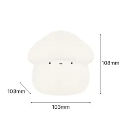 Mushroom-Shaped LED Night Light with Rechargeable Battery thumbnail 8