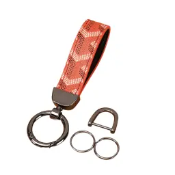 Car Keychain with Patterned Strap and Alloy Buckle thumbnail 10